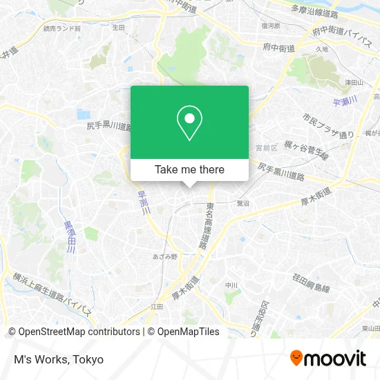 M's Works map