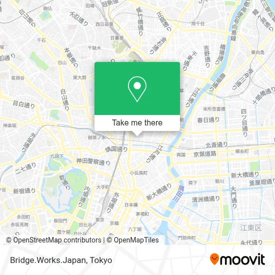 Bridge.Works.Japan map