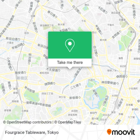 Fourgrace Tableware map