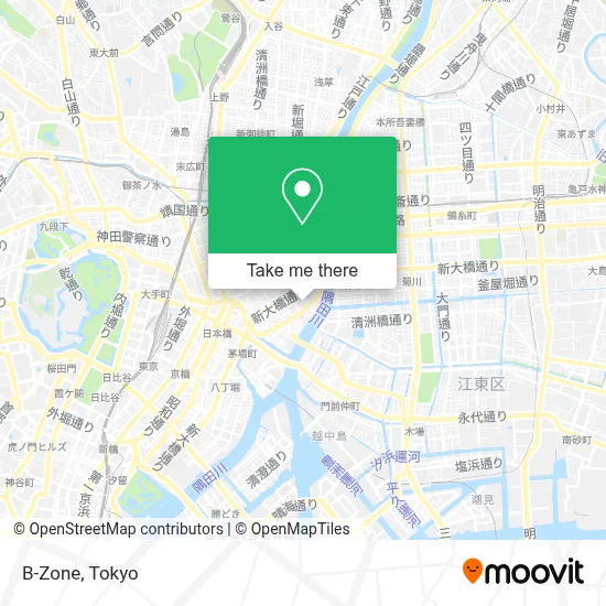 B-Zone map