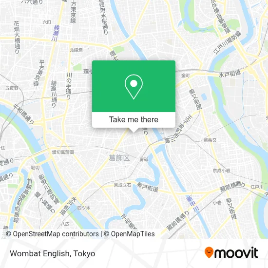 Wombat English map