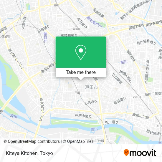 Kiteya Kitchen map
