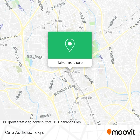 Cafe Address map