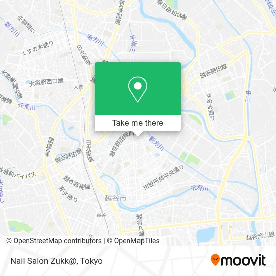Nail Salon Zukk@ map