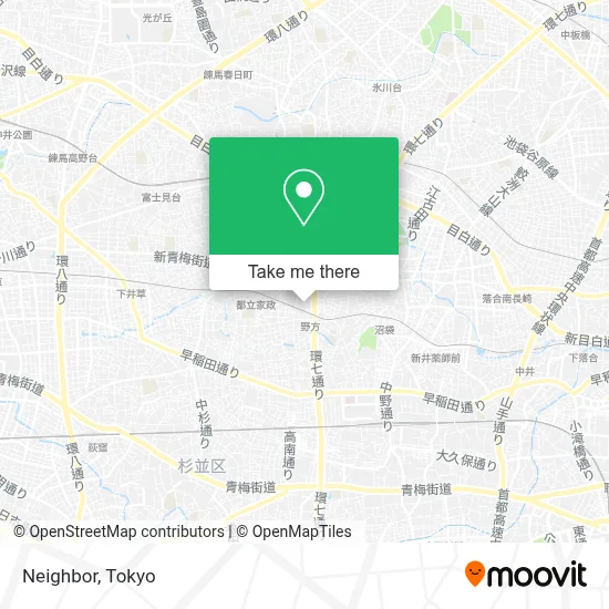 Neighbor map