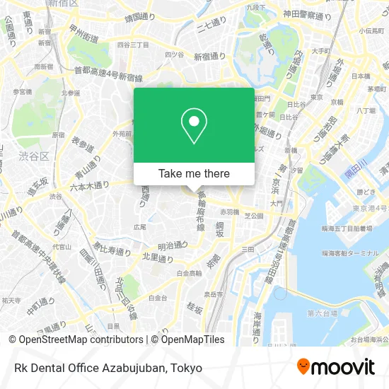 Rk Dental Office Azabujuban map