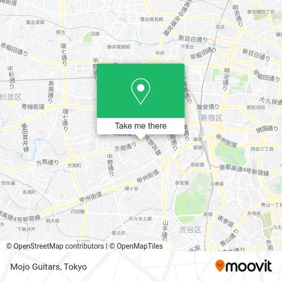Mojo Guitars map