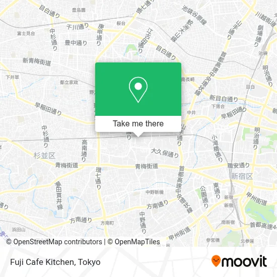Fuji Cafe Kitchen map