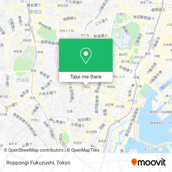 Roppongi Fukuzushi map