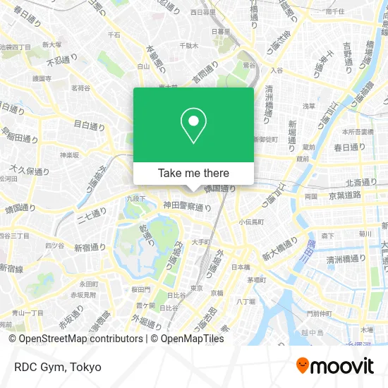 RDC Gym map