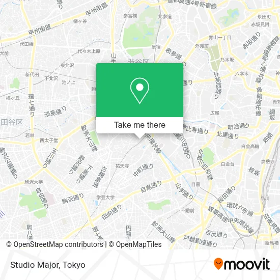 Studio Major map