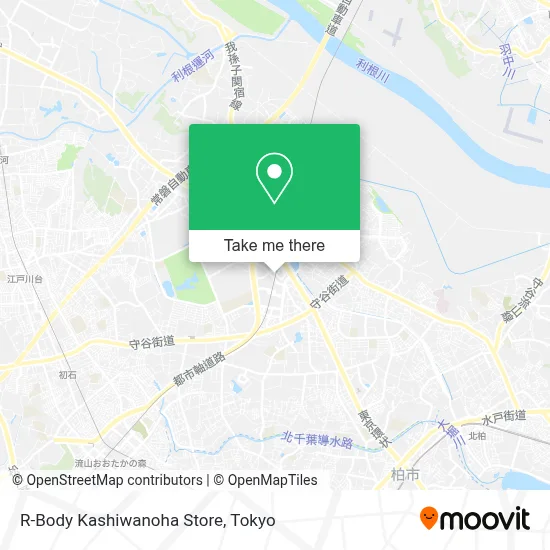R-Body Kashiwanoha Store map