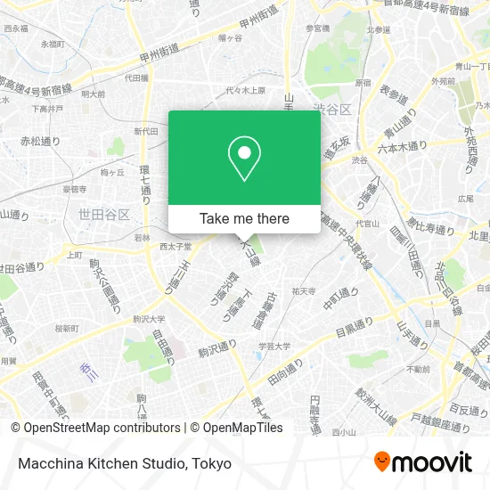 Macchina Kitchen Studio map