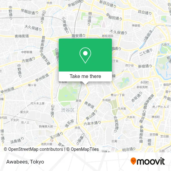 Awabees map