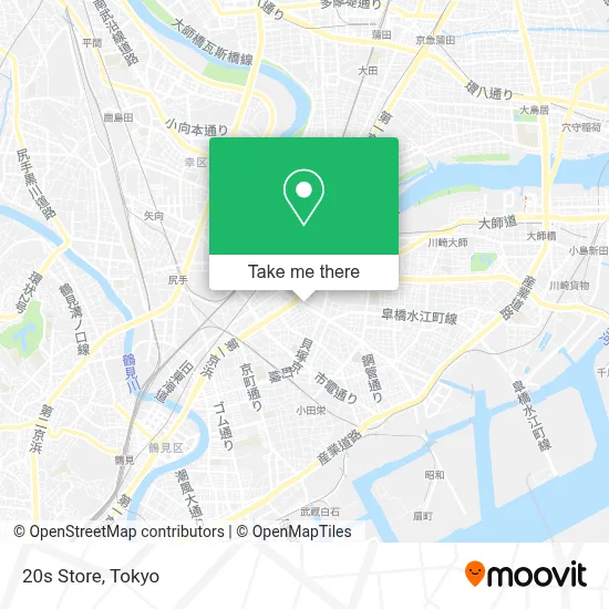 20s Store map