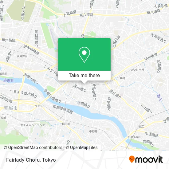 Fairlady-Chofu map