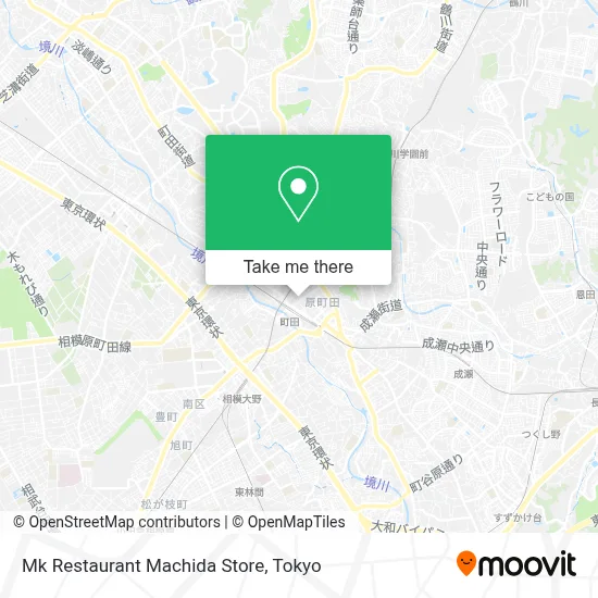 Mk Restaurant Machida Store map