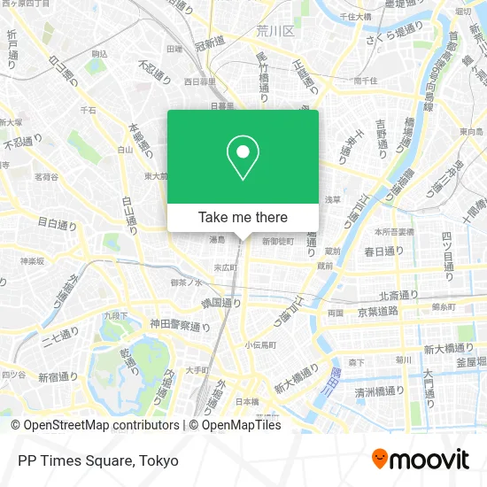 PP Times Square map