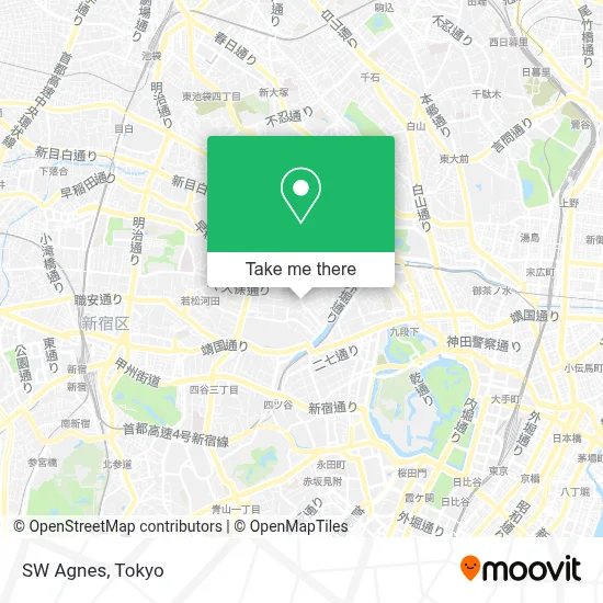 SW Agnes map