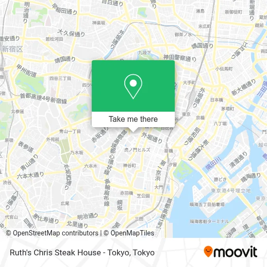 Ruth's Chris Steak House - Tokyo map