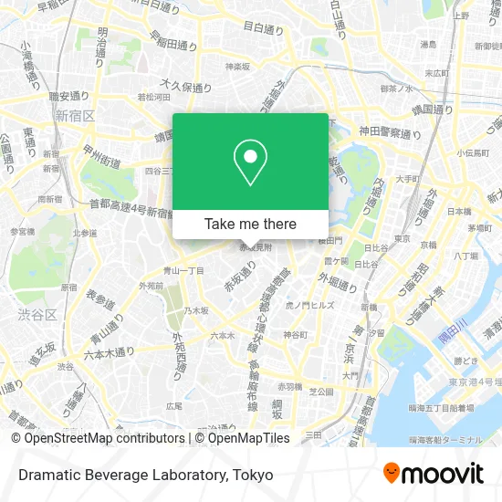 Dramatic Beverage Laboratory map