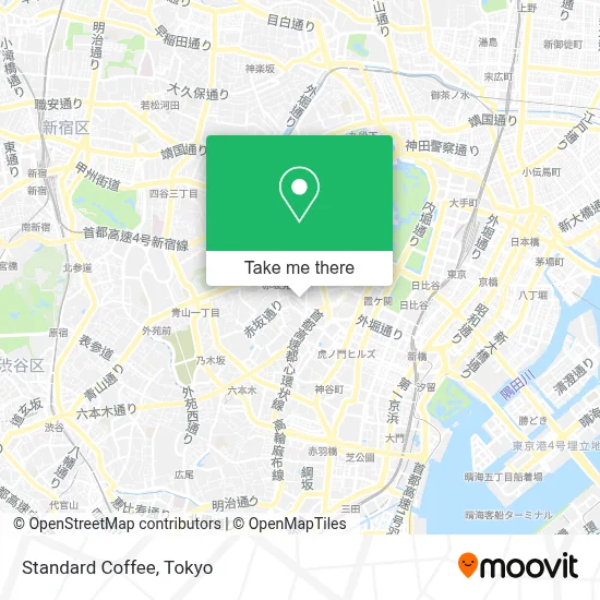 Standard Coffee map