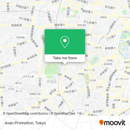 Avan Promotion map