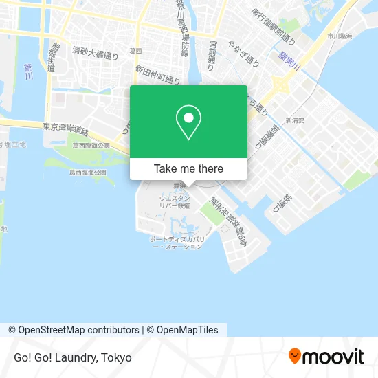 Go! Go! Laundry map