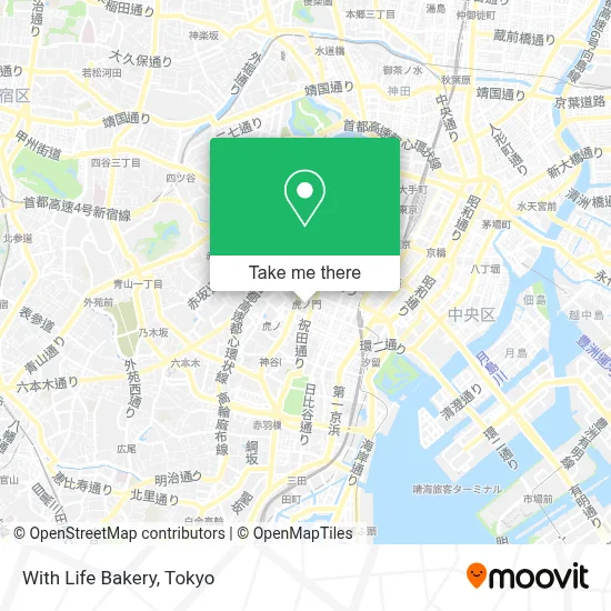 With Life Bakery map