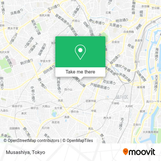 Musashiya map