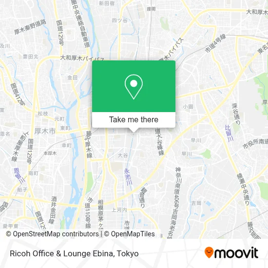 Ricoh Office & Lounge Ebina map