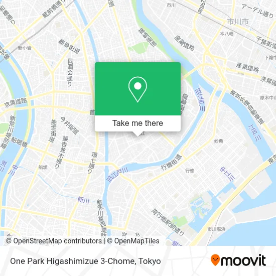 One Park Higashimizue 3-Chome map