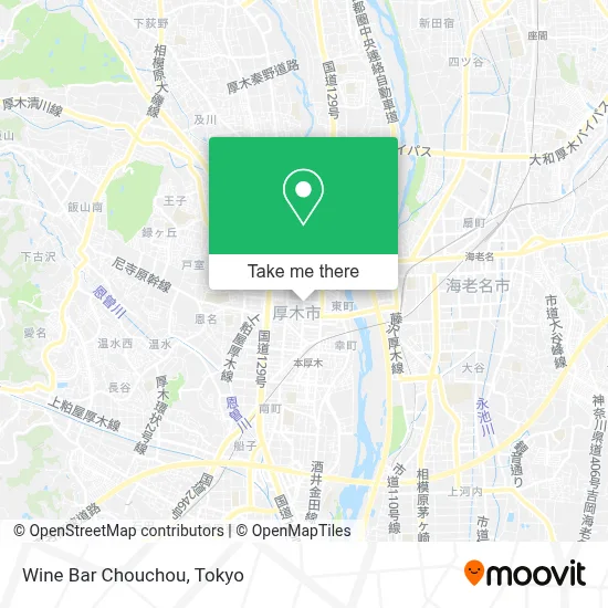 Wine Bar Chouchou map