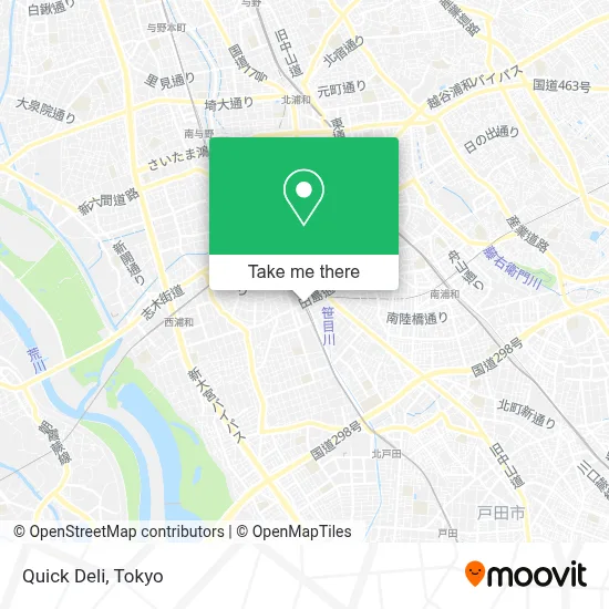 Quick Deli map