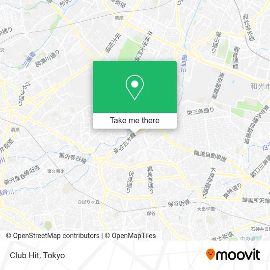Club Hit map
