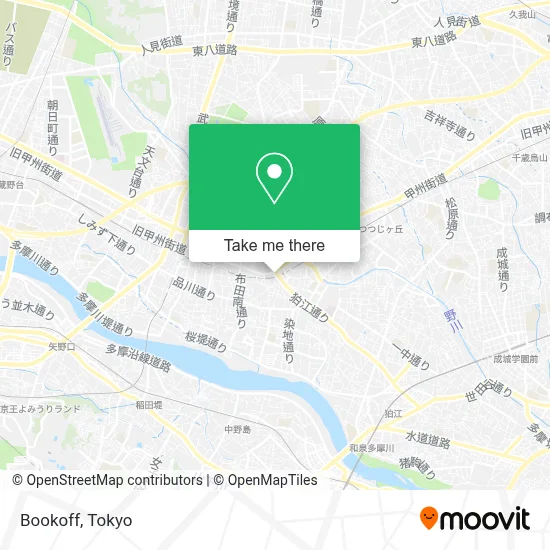 Bookoff map