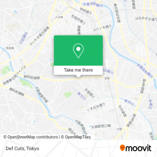 Def Cuts map