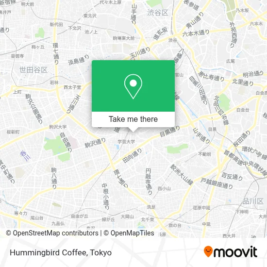 Hummingbird Coffee map