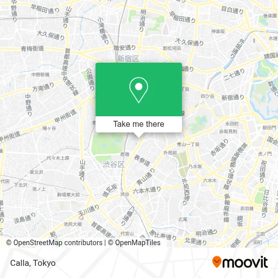Calla map