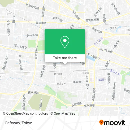 Cafeway map