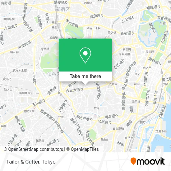 Tailor & Cutter map
