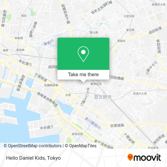 Hello Daniel Kids map