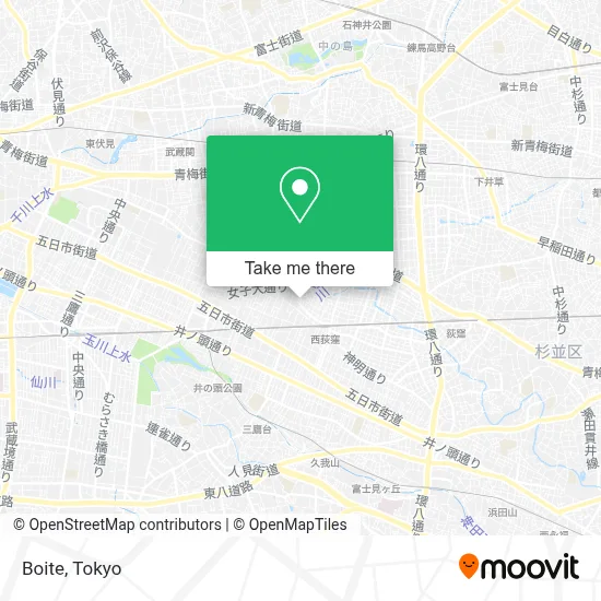 Boite map