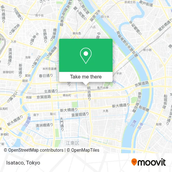 Isataco map