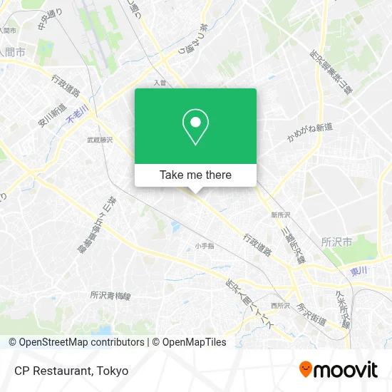 CP Restaurant map