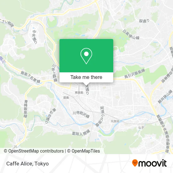 Caffe Alice map