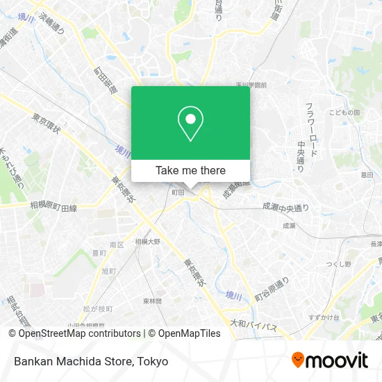 Bankan Machida Store map