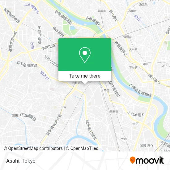 Asahi map