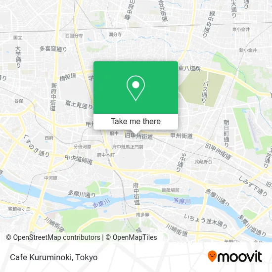 Cafe Kuruminoki map