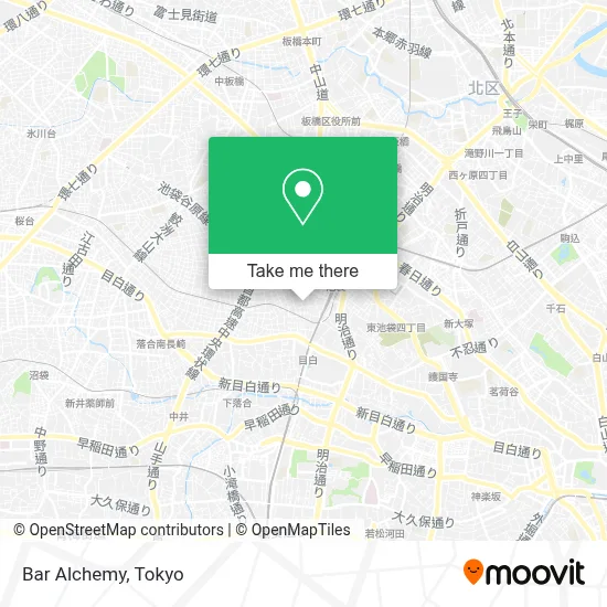 Bar Alchemy map
